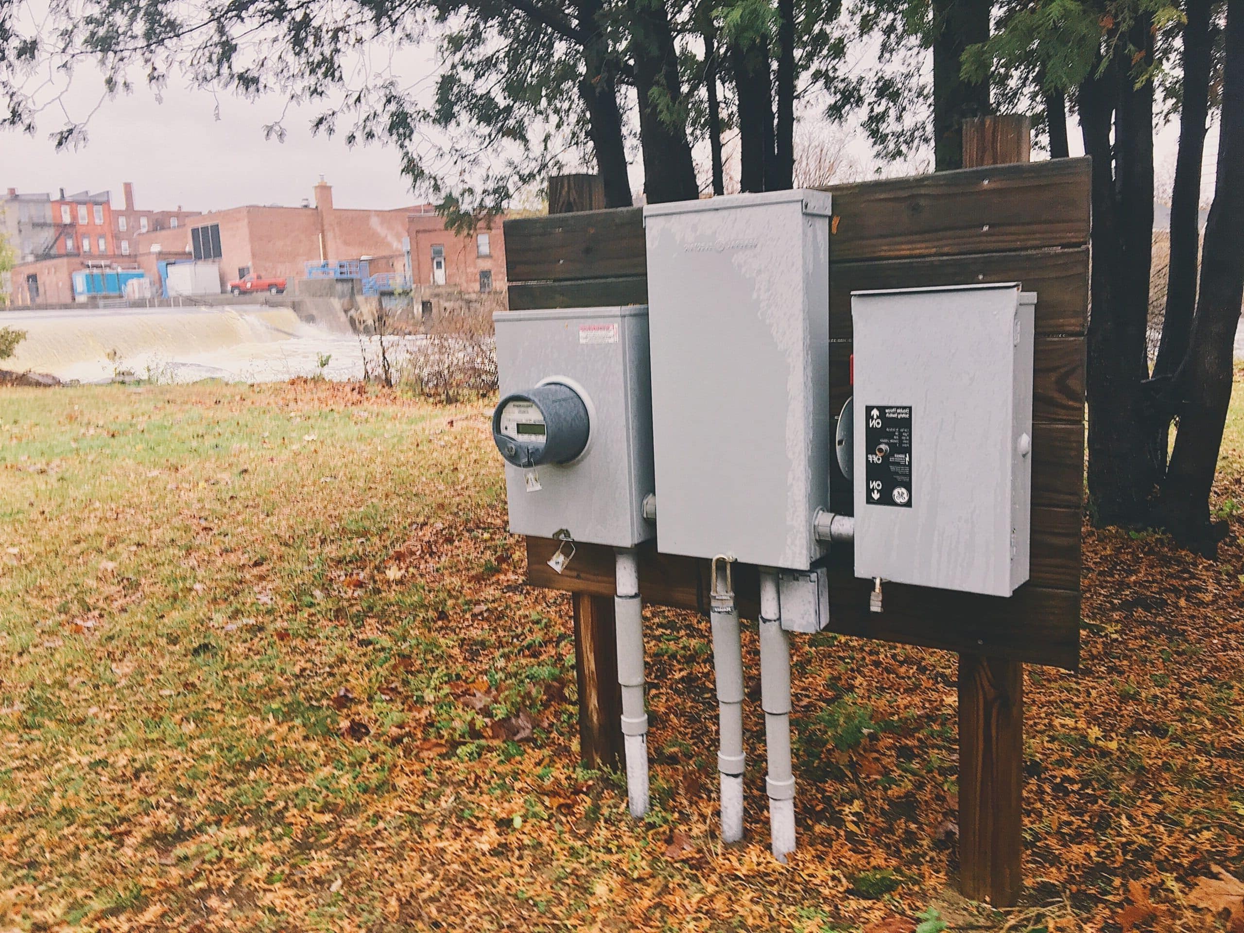 Electrician in truck